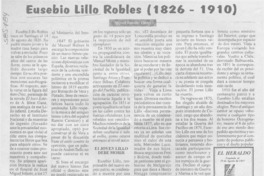 Eusebio Lillo Robles (1826-1910)  [artículo] Miguel Ramírez Cortés