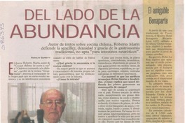 Del lado de la abundancia