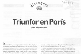 Triunfar en París