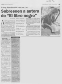Sobreseen a autora de "El libro negro"