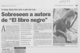 Sobreseen a autora de "El libro negro"