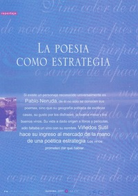La poesía como estrategia  [artículo]