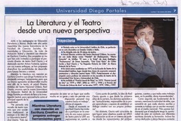 La Literatura y el teatro desde una nueva perspectiva