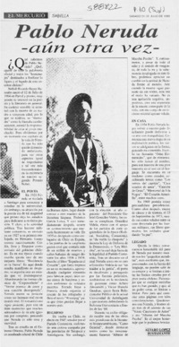 Pablo Neruda, aún otra vez  [artículo] Álvaro López Bustamante
