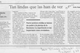 Tan lindas que las han de ver