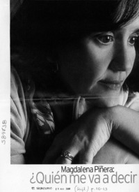 ¿Quién me va a decir ahora descansa, Pichita?  [artículo] Gloria Urgelles