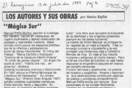 "Mágico sur"  [artículo] Matías Rafide