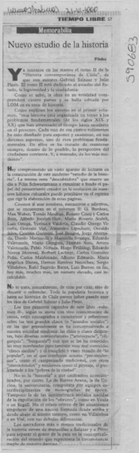 Nuevo estudio de la historia  [artículo] Filebo