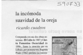 La incómoda suavidad de la oreja  [artículo]