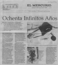 Ochenta infinitos años  [artículo]