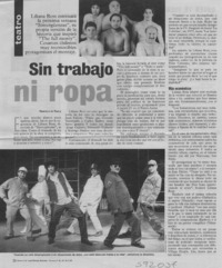 Sin trabajo ni ropa  [artículo] Marcela de Pablo