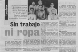 Sin trabajo ni ropa  [artículo] Marcela de Pablo