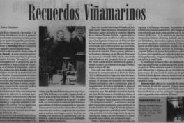 Recuerdos viñamarinos  [artículo] Pedro Pablo Guerrero