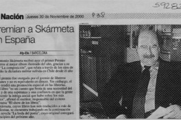 Premian a Skármeta en España  [artículo]