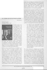 El Último día de Salvador Allende