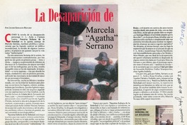 La desaparición de Marcela "Agatha" Serrano  [artículo] Javier Edwards Renard