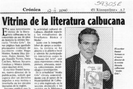 Vitrina de la literatura calbucana  [artículo]