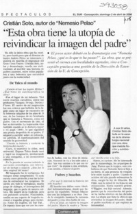 "Esta obra tiene la utopía de reivindicar la imagen del padre"  [artículo]