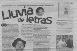 Lluvia de letras  [artículo] Roberto Karmelic