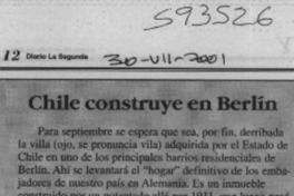 Chile construye en Berlín  [artículo]