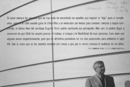 "Estamos en un punto de quiebre"  [artículo] Andrea Vial