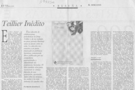 Teillier inédito  [artículo] Marcelo Somarriva Q.