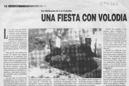 Una fiesta con Volodia Teitelboim  [artículo]