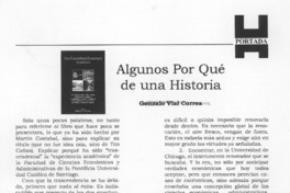 Algunos por qué de una historia  [artículo]