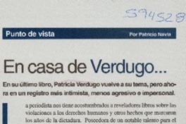 En casa de Verdugo  [artículo] Patricio Navia