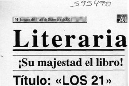 Los 21  [artículo] Luis Paz