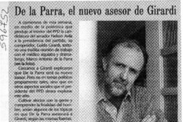 De la Parra, el nuevo asesor de Girardi  [artículo]