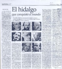 El hidalgo que conquistó el mundo