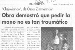 Obra demostró que pedir la mano no es tan traumático