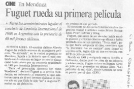 Fuguet rueda su primera película