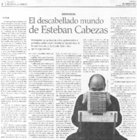 El descabellado mundo de Esteban Cabezas