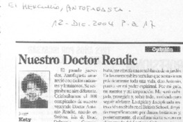 Nuestro doctor Rendic