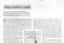 Viejo cochino y senil