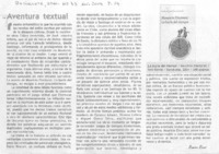Aventura textual