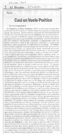 Casi un vuelo poético