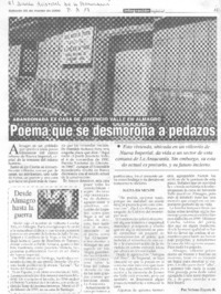 Poema que se desmorona a pedazos