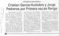 Cristián García-Huidobro y Jorge Pedreros por primera vez en Rengo
