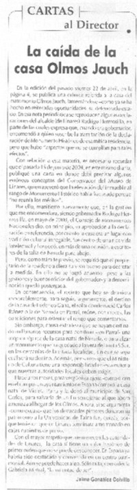 La caída de la casa Olmos Jauch