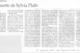 La muerte de Sylvia Plath
