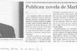 Publican novela de Marlon Brando
