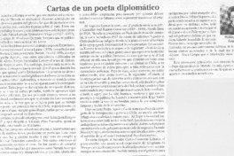 Cartas de un poeta diplomático