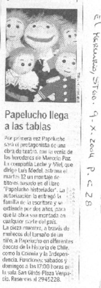 Pepelucho llega a las tablas