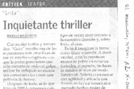 Inquietante thriller