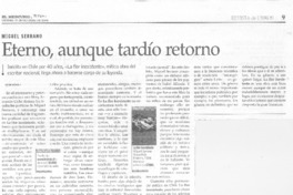 Eterno, aunque tardío retorno