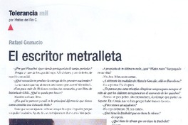 El escritor metralleta [entrevista]