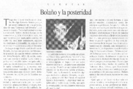 Bolaño y la posteridad